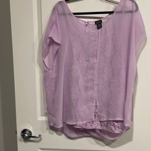 Lavender 2 piece torrid size 2 top